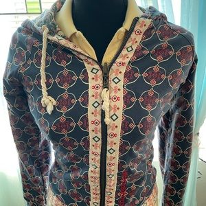 Billabong reversible hooded sweatshirt